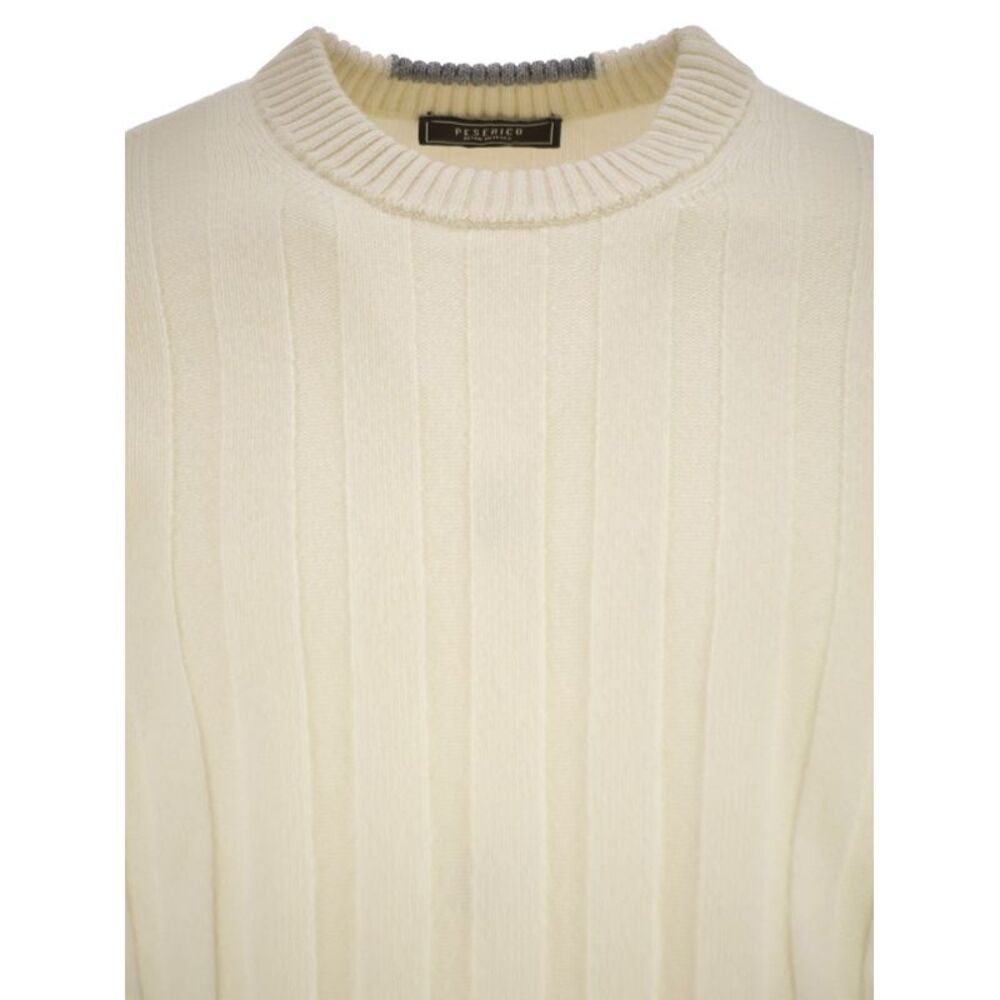 Peserico Men Wool And Cashmere Ribbed Jumper - Picture 4 of 4